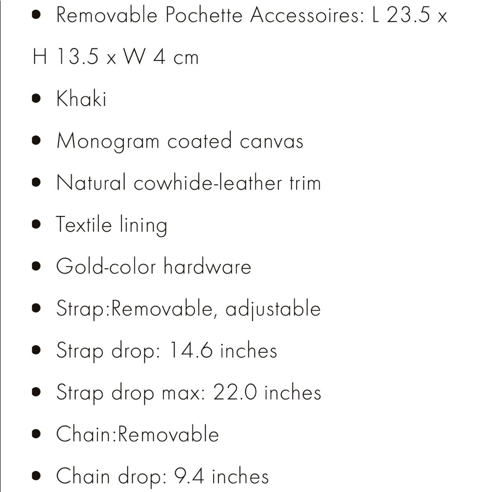 New Louis vuttion adjustable kaki strapW/gold tone - Picture 11 of 13